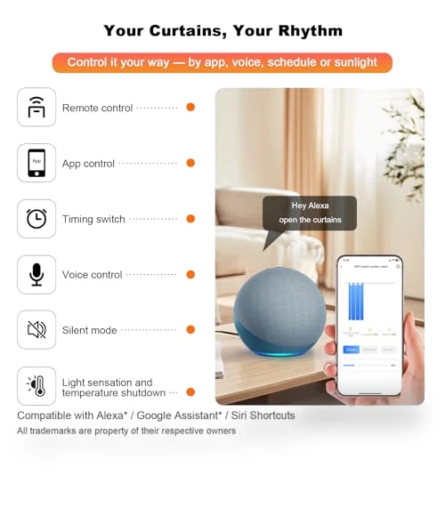 Automatic Curtain Opener — Smart Home Hubs & Controllers, UUlianbot
