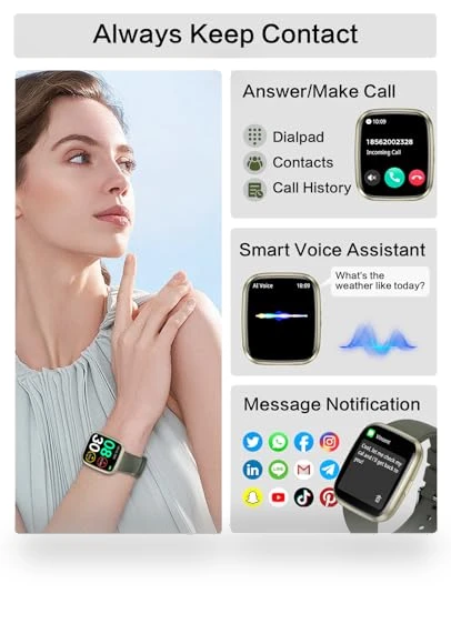 Bluetooth Call Smartwatch — Smartwatches, EGQINR
