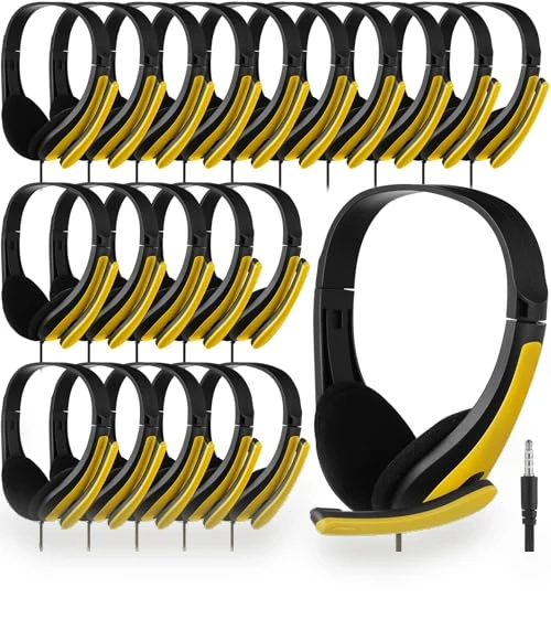 Classroom Headphones with Microphone — Over-Ear Headphones, Yunsailing