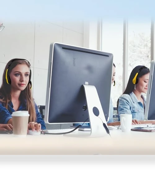 Classroom Headphones with Microphone — Over-Ear Headphones, Yunsailing
