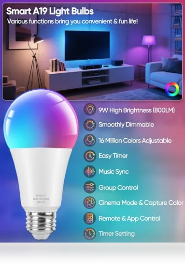 Color Changing LED Light Bulbs — LED, Brightever