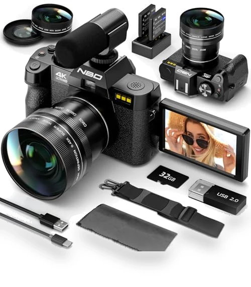 Digital Camera for Photography with 16X Zoom — Mirrorless Cameras, NBD