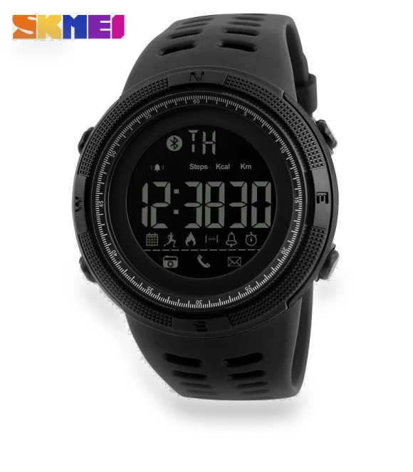 Outdoor Fashion Bluetooth Smart Step Reminder Watch — Smartwatches, Skmei