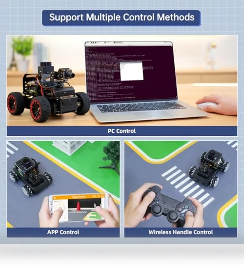 Programmable AI Vision Smart Robot Kit — Robotic Enhancements, Hiwonder