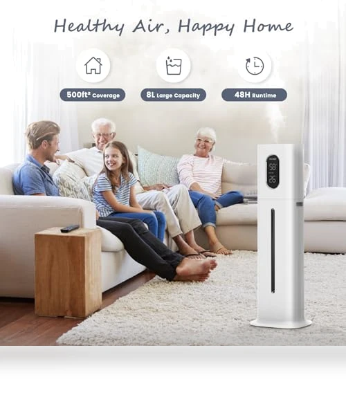 Quiet Ultrasonic Cool Mist Humidifier — Air Moisturizers, AILINKE