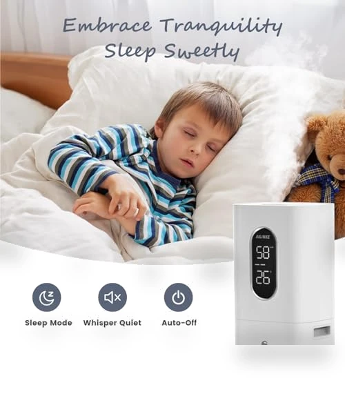 Quiet Ultrasonic Cool Mist Humidifier — Air Moisturizers, AILINKE