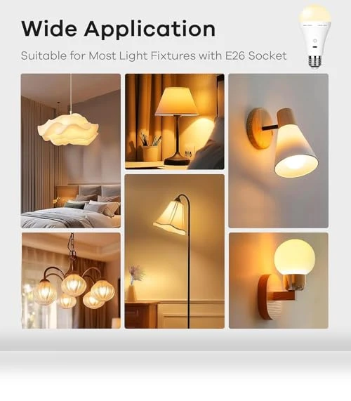 Rechargeable Light Bulb With Remote Control — LED, BOBOPAI