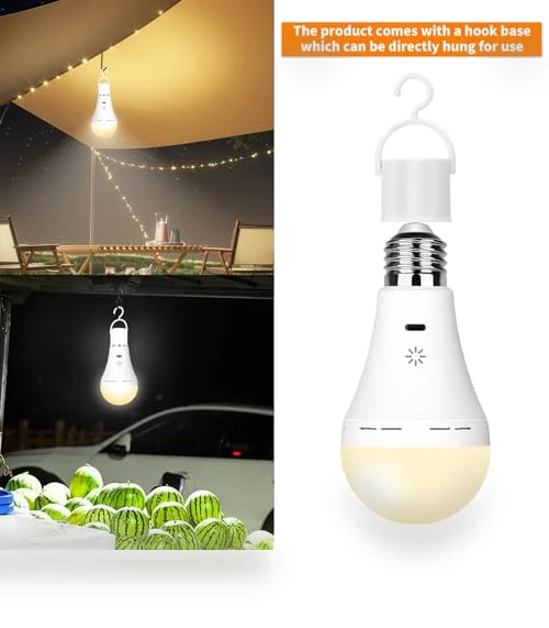 Rechargeable Light Bulb With Remote Control — LED, BOBOPAI