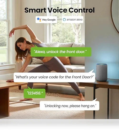 Smart Fingerprint Door Lock with WiFi — Smart Home Security, GHome Smart
