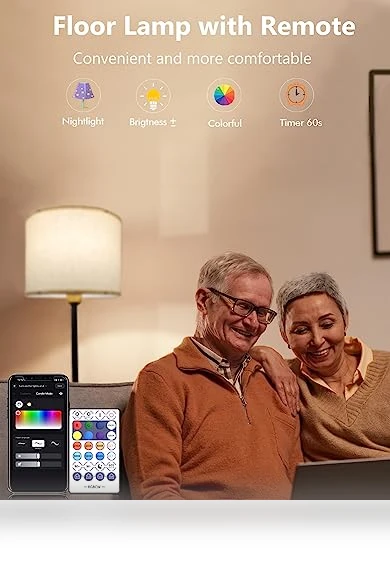 Smart LED Floor Lamp — Standing Lights, YHW