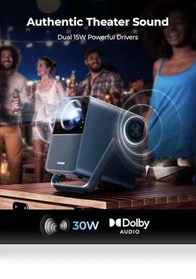 Smart Projector 4K Supported with Android TV — Home Theater Projectors, Ultimea