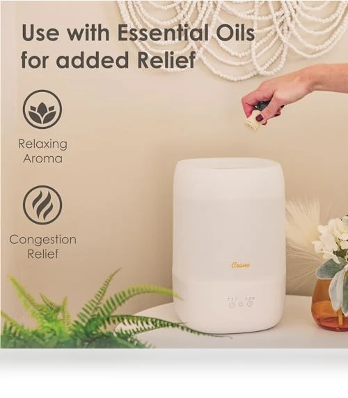 Ultra-Quiet 3-in-1 Humidifier — Air Moisturizers, Crane