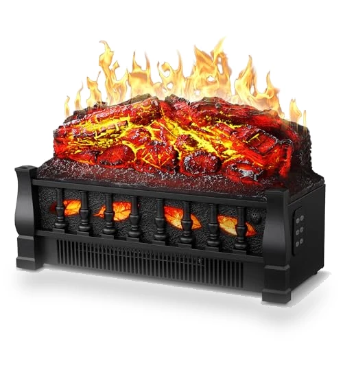 Vintage Design Portable Freestanding Fireplace Log Heater — Portable Heating Solutions, Havato