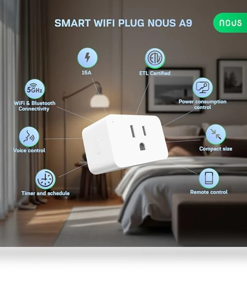 Wi-Fi Smart Plug — Smart Home Modules, NOUS