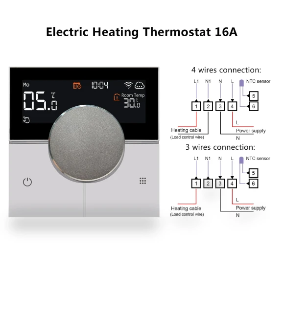 WiFi Smart Thermostat — HVAC Controls, Ketotek