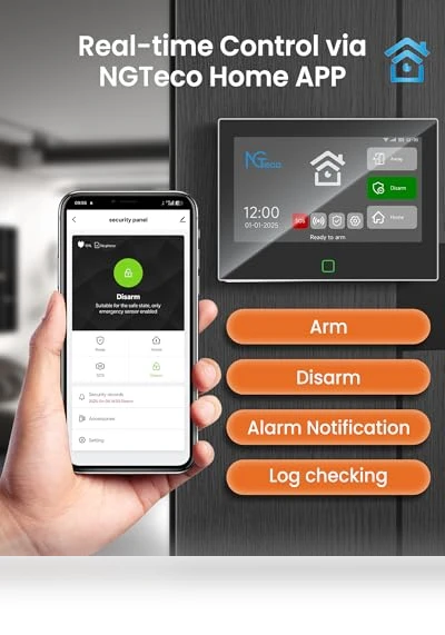 WiFi Wireless Home Alarm System — Smart Home Security, NGTeco