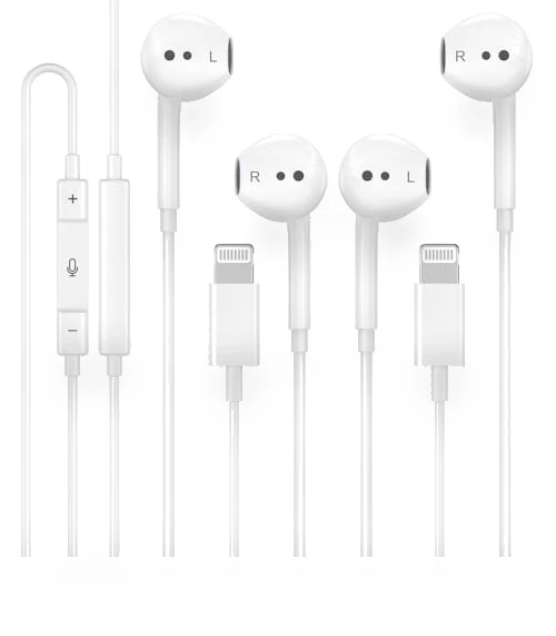 Wired Headphones for iPhone — In-Ear Headphones, CREHAO