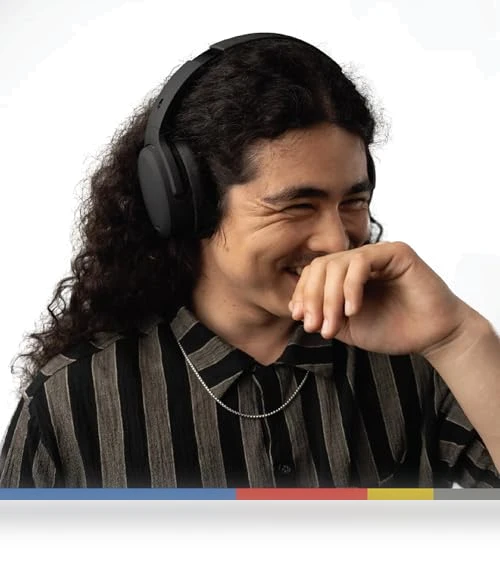 Wireless Over-Ear Bluetooth Headphones with Multi-Sensory Bass and Charging Cable — Over-Ear Headphones, Skullcandy