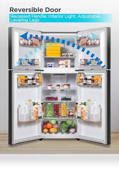 10 Cu. Ft. Top Mount Refrigerator with Freezer — Mini Fridges, BLACK+DECKER