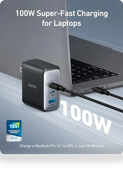 100W USB-C Charger — Chargers, Anker