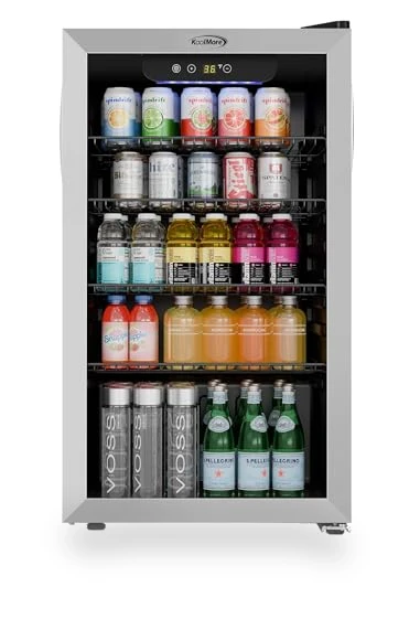 18 in. 3.2 Cu. Ft. Beverage Refrigerator Merchandiser — Drink Coolers, KoolMore