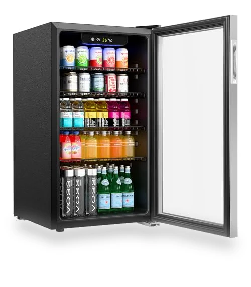 18 in. 3.2 Cu. Ft. Beverage Refrigerator Merchandiser — Drink Coolers, KoolMore