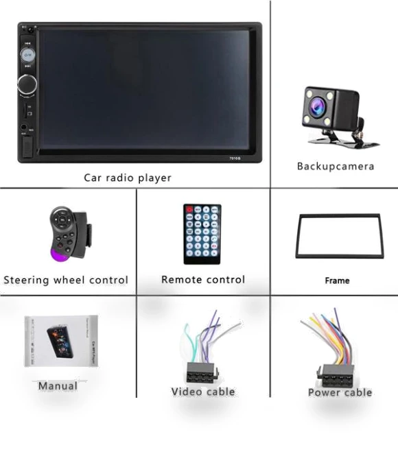 7-inch HD MP5 Player — Stereo Receivers, Car steward