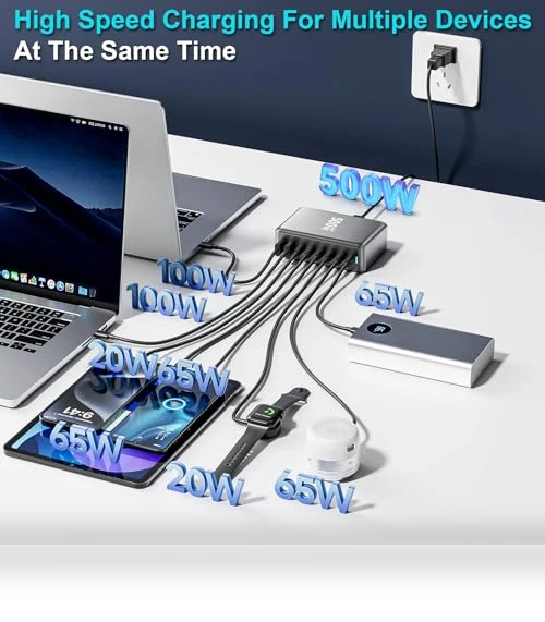 8-Port Fast USB Charging Station — Chargers, Dongguan Zeen Tengxiang Technology Co., Ltd