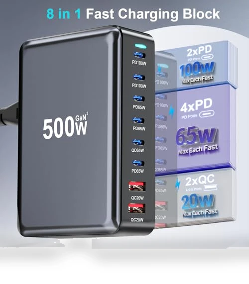 8-Port Fast USB Charging Station — Chargers, Dongguan Zeen Tengxiang Technology Co., Ltd