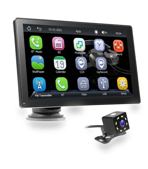 9-inch Universal Wireless Carplay Android Auto Car Radio — Stereo Receivers, Homedepot