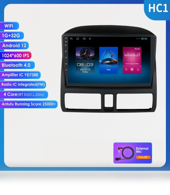 Android 12 Car Multimedia Player — Navigation & GPS Accessories, Hizpo