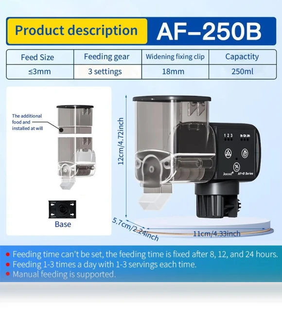 Aquarium Fish Feeder — Feeders, Jebao