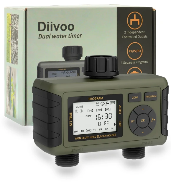 Automatic Garden Watering Timer — Controllers, Diivoo