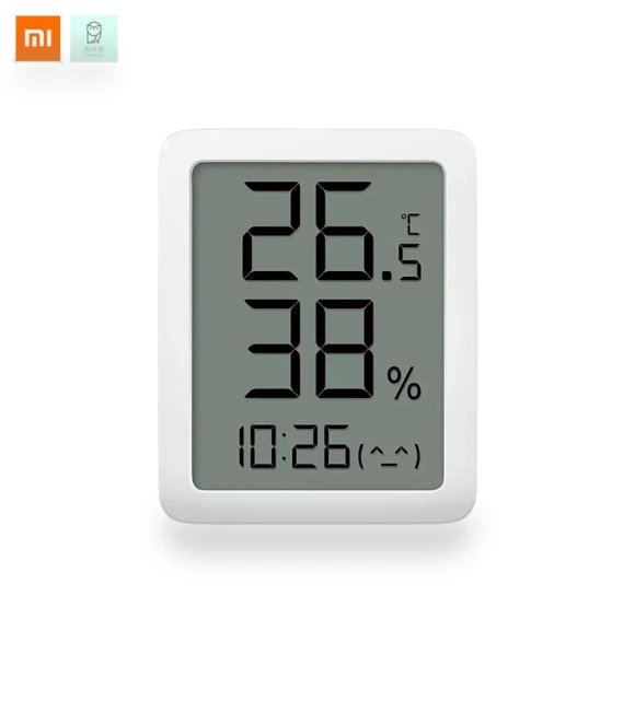 E-ink Display Large Digital Thermometer Hygrometer — Home Climate Control, Xiaomi