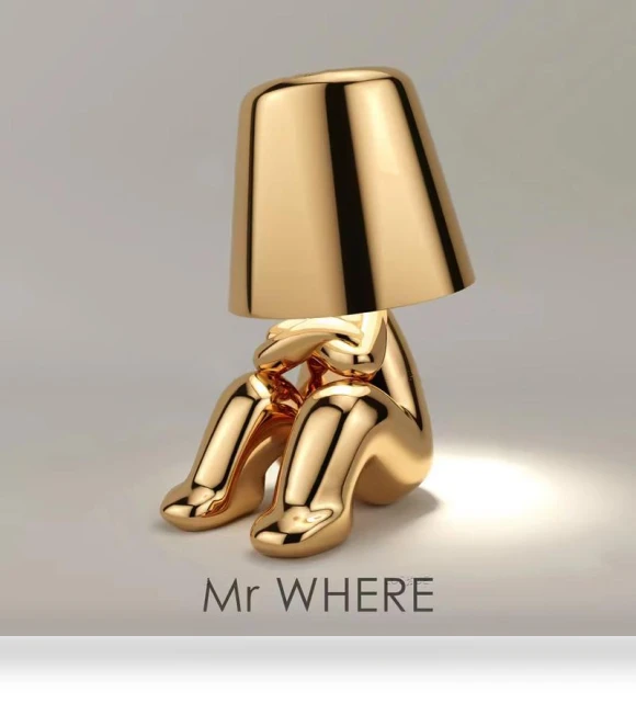 Little Golden Man Table Lamp — Lighting Accessories, AKA002