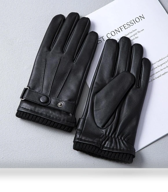 Men's Touchscreen Leather Gloves — Gloves, Dress U Up Fashion