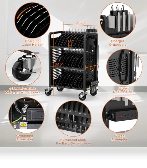Mobile Charging Cart — EV Charging Accessories, Metateel