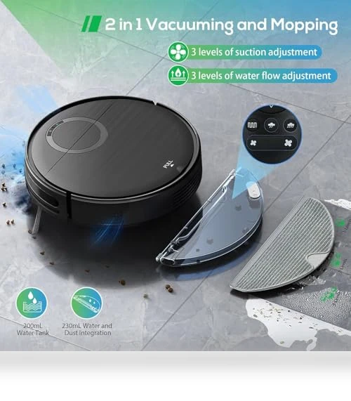 Robot Vacuum and Mop Combo — Smart Cleaning Robots, UMMUND