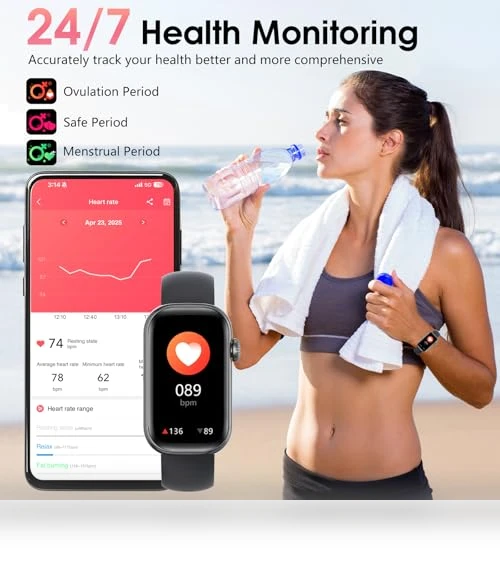 Smart Watch with Health Monitoring — Smartwatches, VUHIGIB