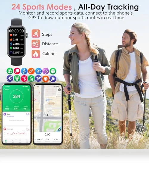 Smart Watch with Health Monitoring — Smartwatches, VUHIGIB