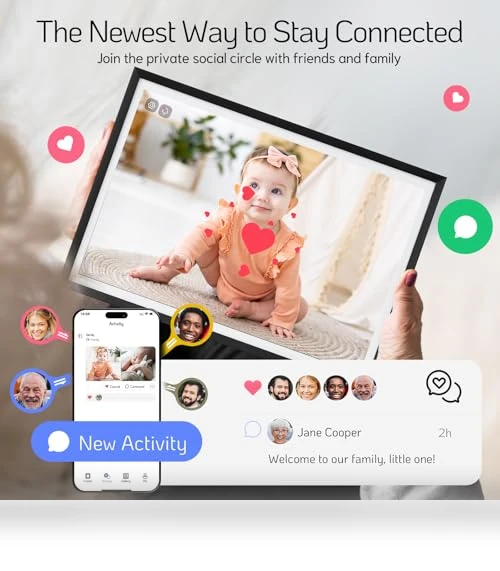 Touchscreen Digital Picture Frame — Digital Frames, NexFoto