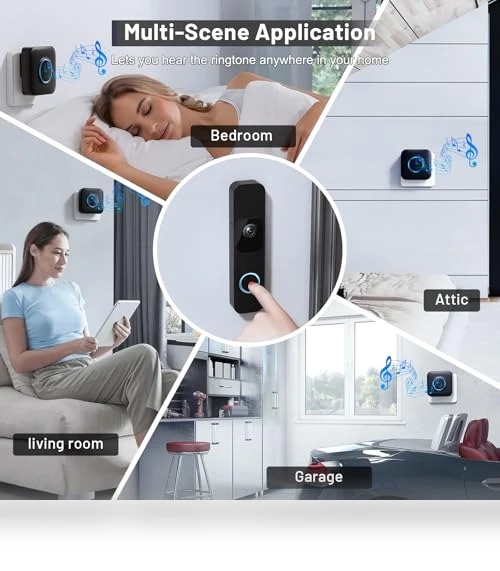 Wireless Doorbell Chime — Kits, BITIWEND