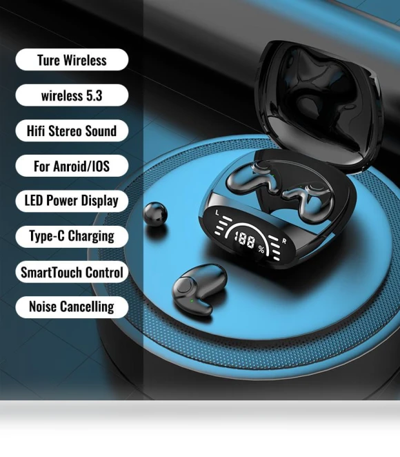 AI Translation Earbuds — In-Ear Headphones, Meiteai-Electronics