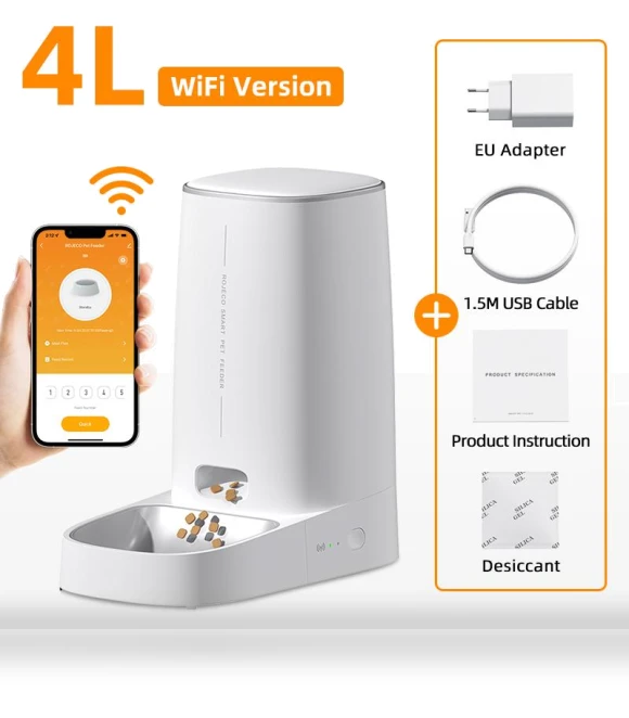 Automatic Pet Feeder — Automatic Feeders, ROJECO