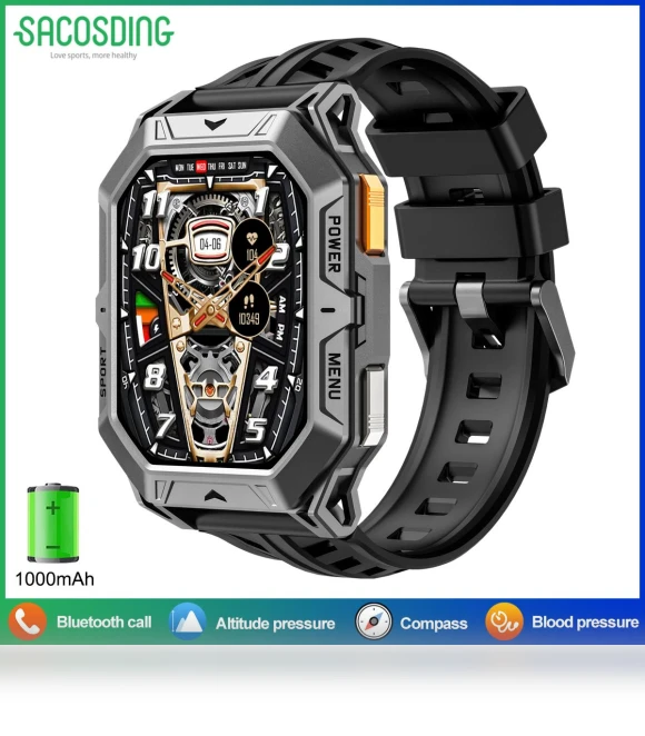 Bluetooth Smart Watch with Health Monitoring — Smartwatches, SACOSDING