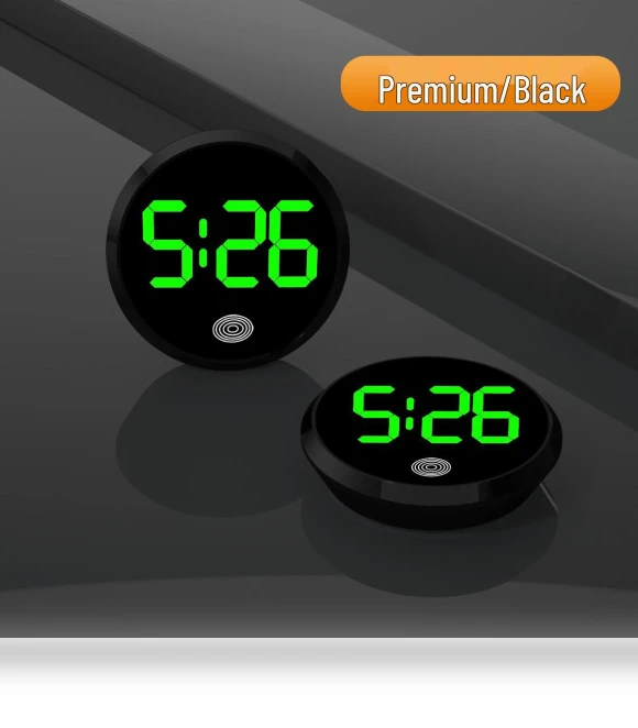 Elegant Glowing Electronic Car Dashboard Clock — Clock, the BAY