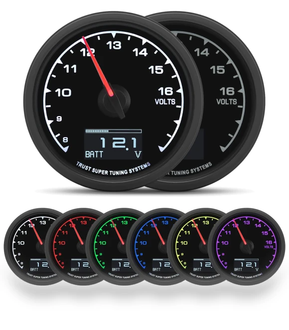 LCD Racing Car Gauge Set — Boost, Dream Garage