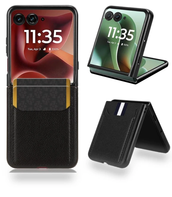 Leather Phone Case with Card Holder — Basic Cases, Smartwatch 2025
