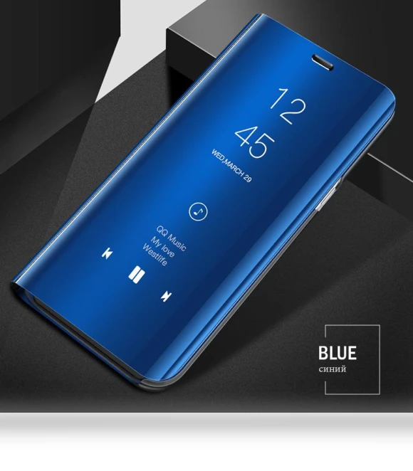Luxury Smart Mirror Flip Cover — Screen Protectors, hengbo-Cases