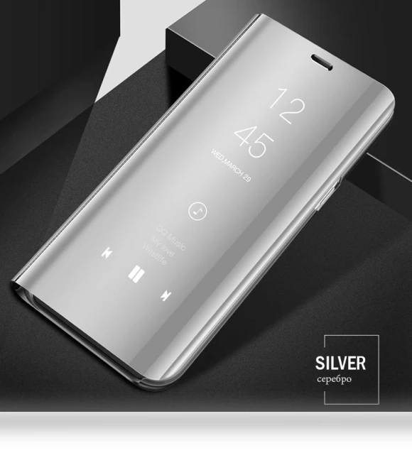 Luxury Smart Mirror Flip Cover — Flip Cases, CASE-FE1